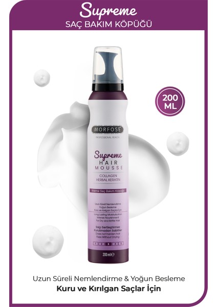 Saç Köpüğü 200ML Supreme fiyatları
