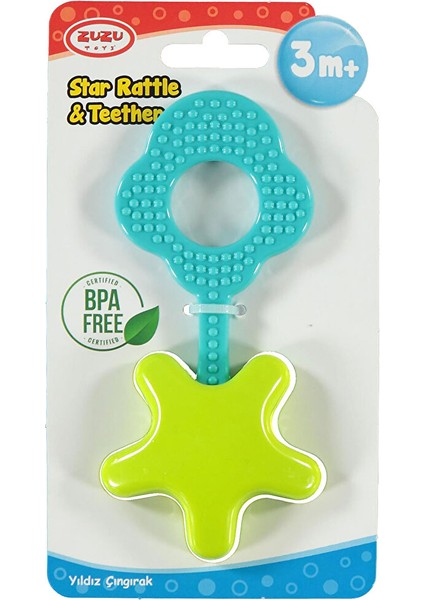 Yıldız Çıngıraklı Diş Kaşıyıcı Asortili modelleri