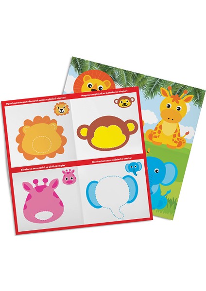 Oyun Hamuru Matı Hayvanlar 2*100 modelleri