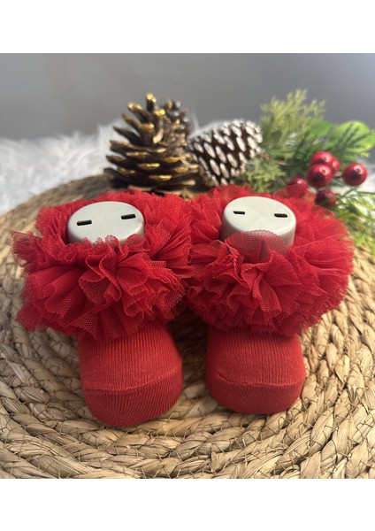 Tütü Detaylı Bebek Çorabı