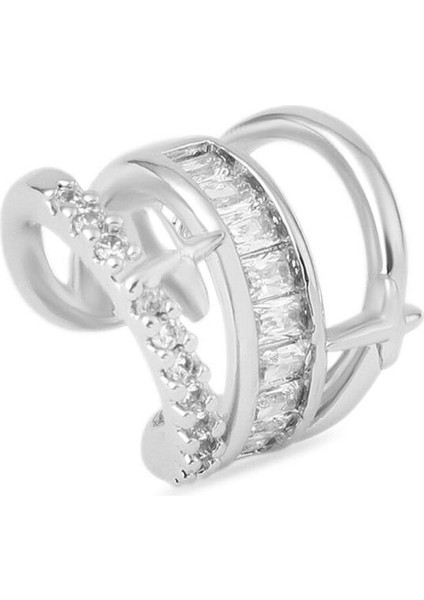 Kıkırdak Küpe Silver