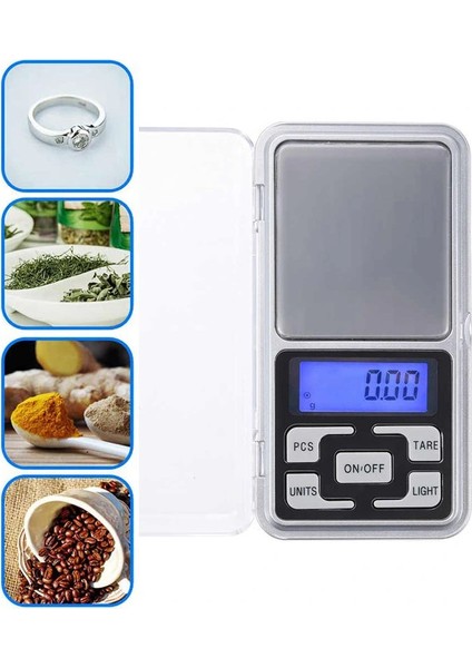 Dijital Hassas Elektronik Kuyumcu Cep Terazisi Tartı 200 gr 0.01 gr (4887) modelleri