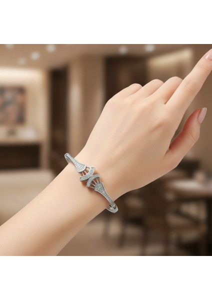 Kadın Paslanmaz Ayarlanabilir Kelepçe Bileklik 316L Kararmayan – Yusso fırsatları