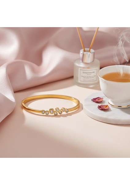 Kadın Paslanmaz Ayarlanabilir Kelepçe 316L Kararmayan – Yusso