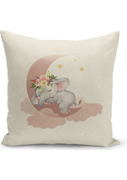 4'lü Kırlent Kılıf Seti Çocuk Bebek Odası Dijital Baskılı modelleri