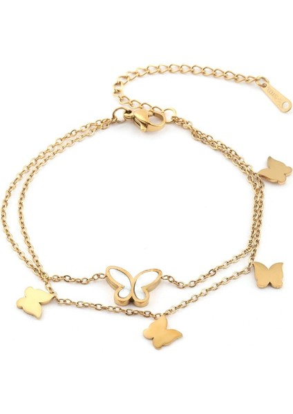 Çelik Bileklik Gold