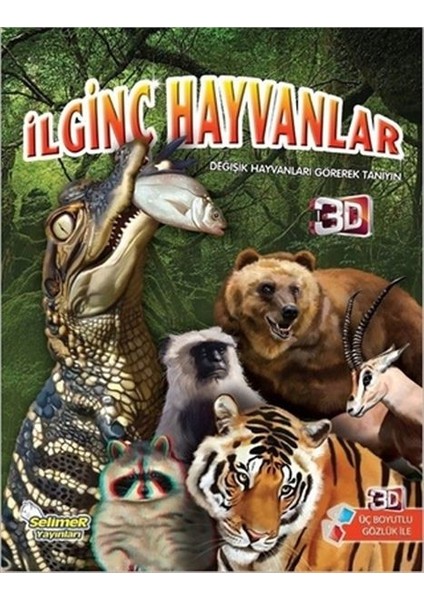 Ilginç Hayvanlar - 3D Gözlük Hediyeli