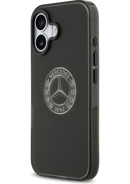 iPhone 17 Uyumlu Kılıf Mercedes Benz Lisanslı M-Safeli Buzlu Pc Nostaljik Yıldız Dizayn Kapak Siyah fiyatları