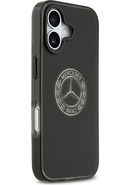 iPhone 17 Uyumlu Kılıf Mercedes Benz Lisanslı M-Safeli Buzlu Pc Nostaljik Yıldız Dizayn Kapak Siyah fırsatları