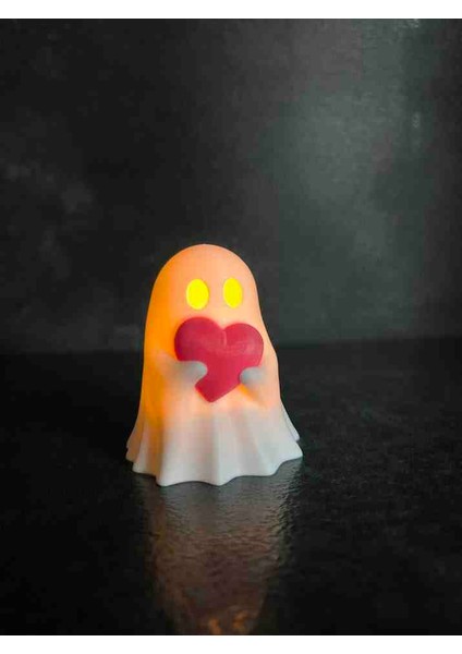 Sevimli Hayalet Gece Lambası ❤️ LED Işıklı Dekoratif 3D Baskı Masa Lambası – Hediye Ürünü fırsatları