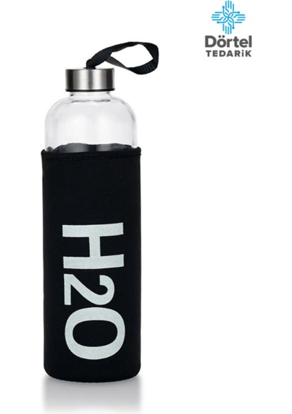 H2O Kılıflı Cam Matara 600 ml fırsatları