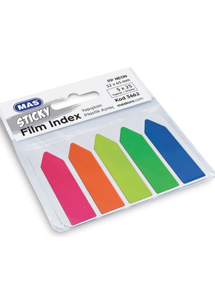 Mas Film INDEKS-12X45-PP-OK 25 Syf 5 Renk 3662