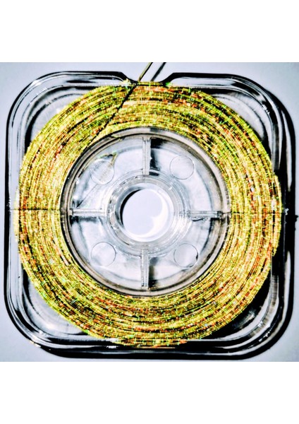 Hazır Çapari Kombini Boru Sim Ultraviyole Uv Neon Fıstık Yeşili - Kırmızı Makarada