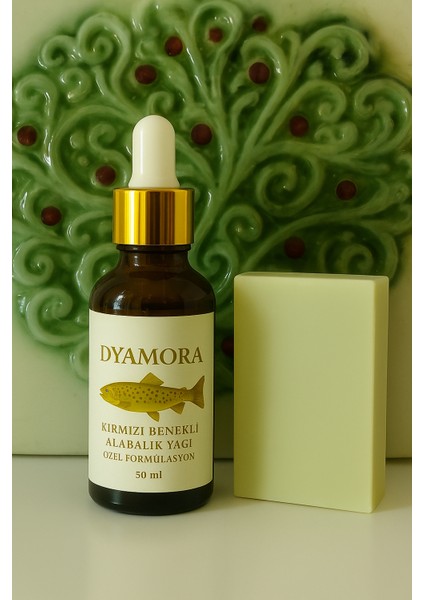Kırmızı Benekli Alabalık Yağı (50ML) +Gümüşsuyu Sabun (100GR) Set