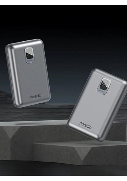 YP47 20.000 Mah Dijital Göstergeli 22.5W Usb3.0 ve 20W Type-C Çıkışlı Pd Hızlı Şarj Powerbank