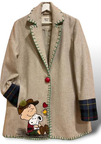 Blazer Tasarım Kaşe Snoopy Ceket fiyatları