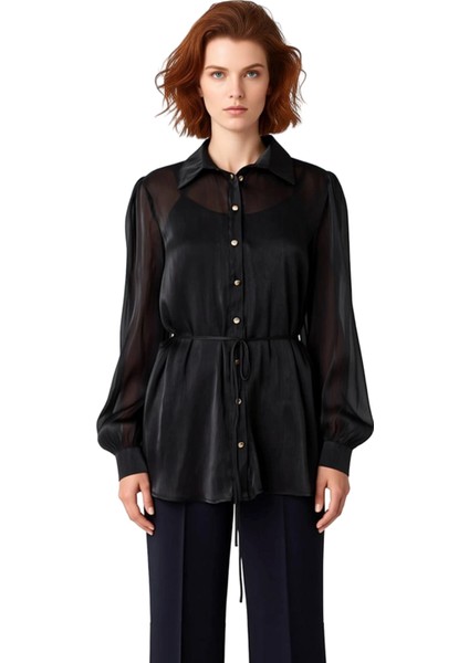 Kadın Saten Dokuma Gömlek Fonksiyonel Dayanıklı Kaliteli Konforlu Estetik Premium Modern Şık fırsatları