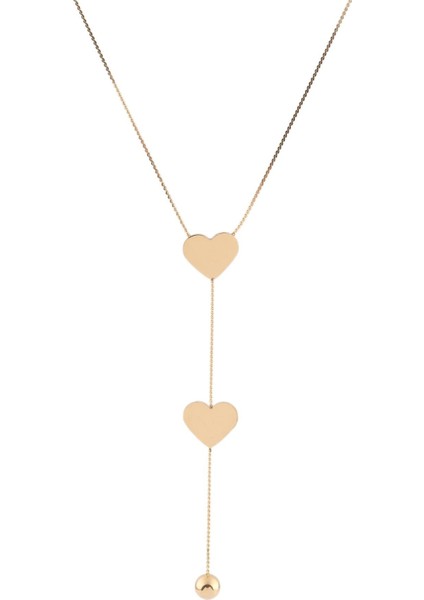 Çelik Kolye 45CM Gold