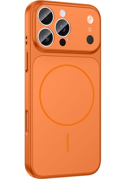 Apple iPhone 14 Pro Kılıf M-Safe Şarj Özellikli Kamera Korumalı Formen Kapak - Gri