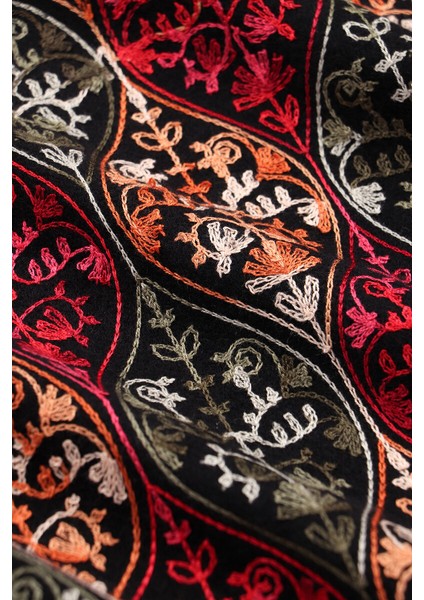 Siyah Nakışlı Kışlık Şal fırsatları