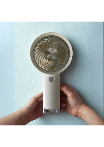USB ile Şarj Olabilen 3 Ayarlı Fan Modlu Çanta Tipi El Fanı (4887) fırsatları