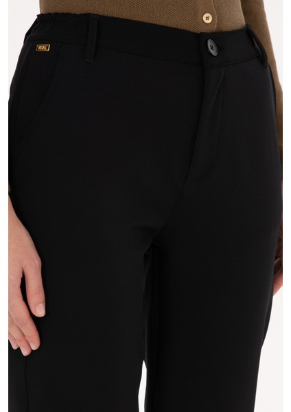 Kadın Siyah Pantolon (Kanvas-Chino) 50309259-VR046 indirimleri