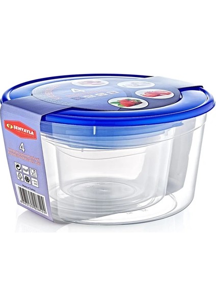 Buğz 4'lü Derin Saklama Kabı Seti