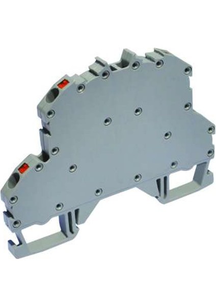 Opk Çift Katlı 4mm Gri Geçmeli Ray Klemens 1792