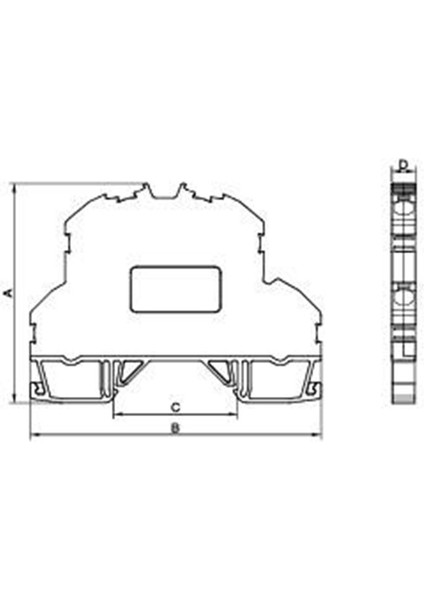 Opk Çift Katlı 4mm Gri Geçmeli Ray Klemens 1792 fiyatları