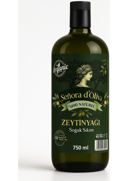 Senorad’Oliva 750ml Gerçek Sızma Zeytinyağı Tse Onaylı Ürünümüz