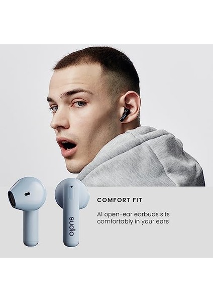 A1 Blue, Bluetooth&apos;lu Kulaklık, Kompakt Kablosuz Şarj Yuvası, Ipx4 Korumalı, Entegre Mikrofonlu Gürültü Geçiren Kulaklık, Birinci Sınıf Kristal Ses modelleri