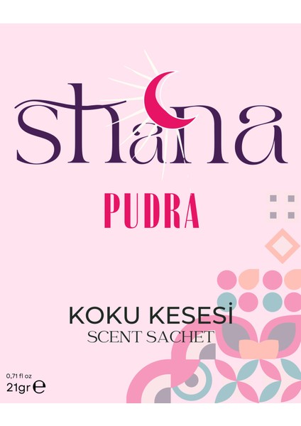 Pudra Dolap Ayakkabılık ve Çekmece Parfümlü Kese Kokusu Oda Koku Kesesi