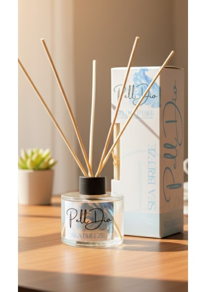 Okyanus Esintisi Bambu Çubuklu Ortam Ev Oda Salon Koku Kokusu ve Oda Parfümü 120 ml