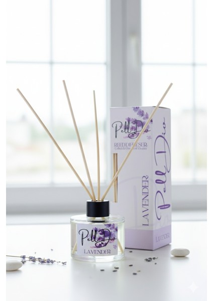 Lavanta Bambu Çubuklu Ortam Ev Oda Salon Koku Kokusu ve Oda Parfümü 120 ml