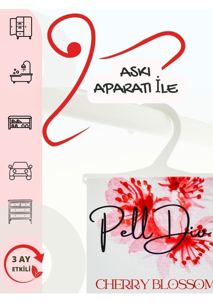 Kiraz Çiçeği Dolap Ayakkabılık ve Çekmece Parfümlü Kese Kokusu Oda Koku Kesesi modelleri