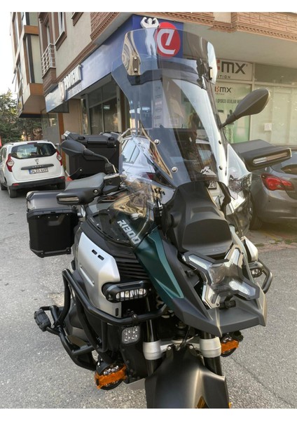 Bmw R13000 Uyumlu Gs Adventure Uyumlu Tur Cami Şeffaf Veya Füme Ti̇p-1 55CM Orta