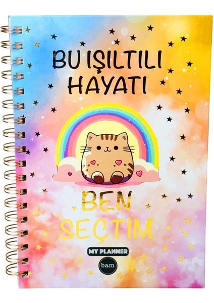 Bu Işıltılı Hayatı Ben Seçtim Tasarımlı Konuşan Ajanda