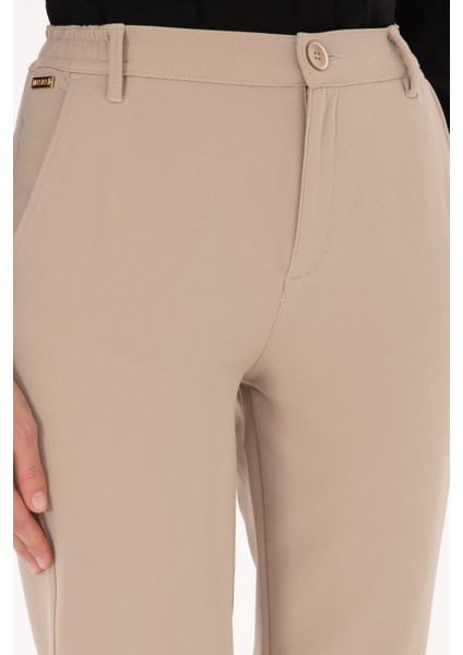 Kadın Koyu Bej Pantolon (Kanvas-Chino) 50309259-VR088 indirimleri