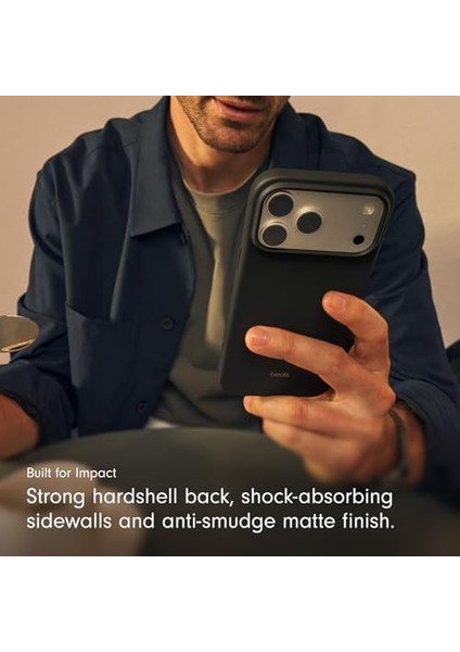 Air Kılıfı, Magsafe ve Kamera Denetimi Özellikli, Mat Dış Yüzey, Mikrofiber Iç Kaplama – Granit Grisi fiyatları