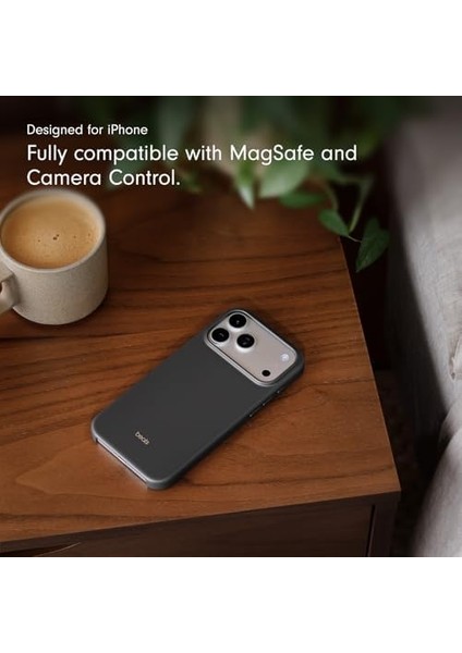 Air Kılıfı, Magsafe ve Kamera Denetimi Özellikli, Mat Dış Yüzey, Mikrofiber Iç Kaplama – Granit Grisi modelleri