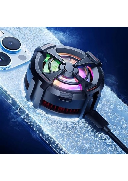 Manyetik Cep Telefonu Soğutucu Fan Rgb Radyatör Soğutucu, Oyun Için Soğutma Fanı, Kablolu, IPhone 12,13 ve 14 Serisi ile Uyumlu Magsafe, Akıllı Telefon/tablet Için fiyatları