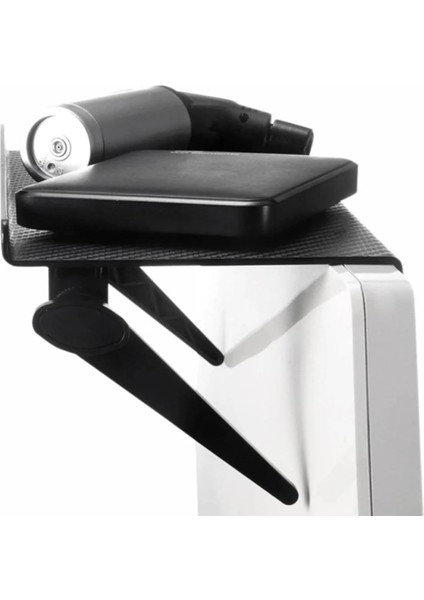 30X12 cm Katlanabilir Katlanabilir Televizyon Tv Standı Ayarlanabilir Ekran Üstü Raf Portatif Eşya