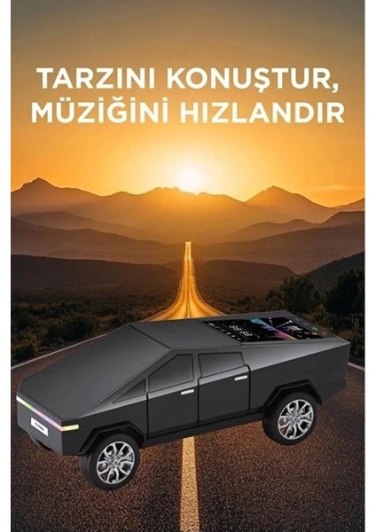 D68 Cyber Model Araba Tasarımlı Bluetooth Hoparlör 15W Güçlü Ses Rgb LED /tws/usb Siyah ( Lisinya ) fırsatları