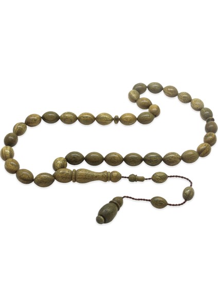 Sistemli Arpa Kesim Açık Kahverengi Pelesenk Tesbih