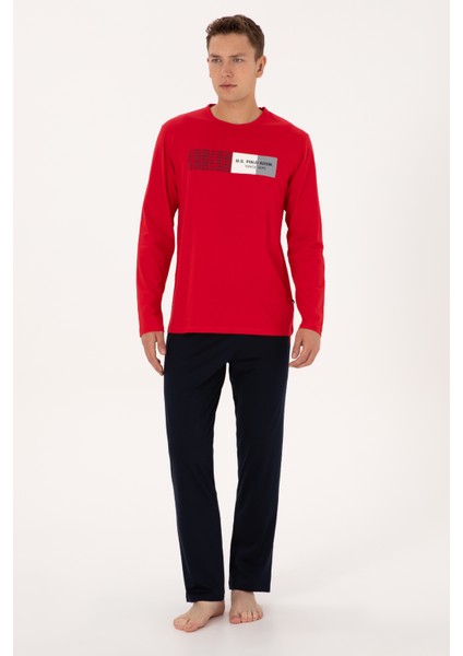 Erkek Kırmızı Pijama Takım 50318597-VR030