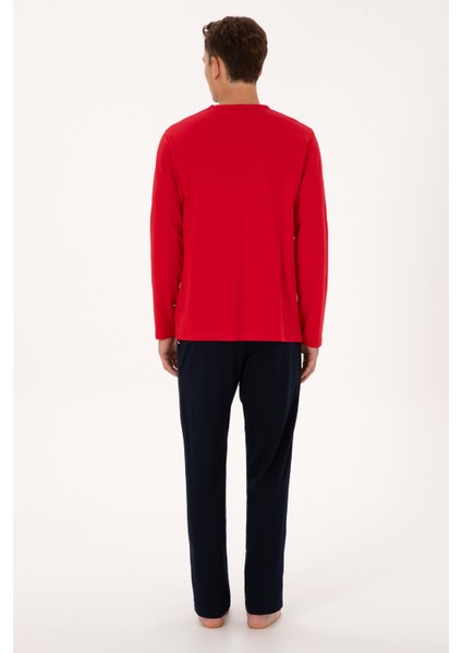 Erkek Kırmızı Pijama Takım 50318597-VR030 indirimleri