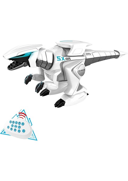 Uk Şarjlı Etkileşimli Robot Dinazor (Işk,müzik)