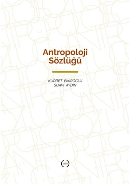 Antropoloji Sözlüğü