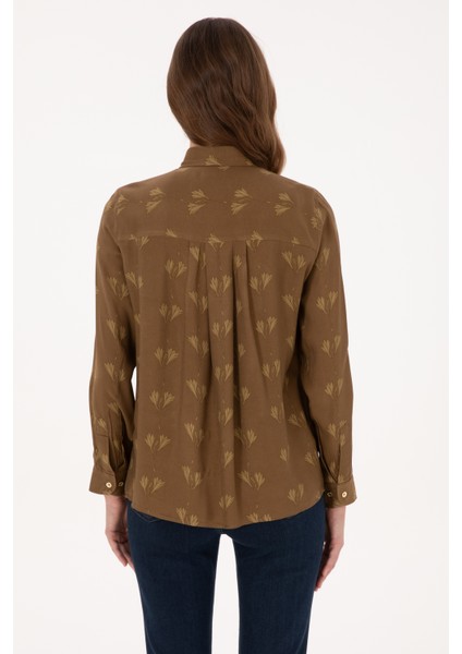 Kadın Haki Gömlek Desenli 50308637-VR027 indirimleri