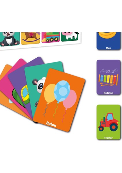 Eğitici Kartlar 12-24 Ay Erken Eğitim Zeka Kartı modelleri